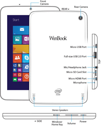 Winbook TW 700 Таблет с Windows 8.1